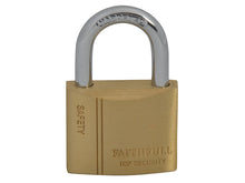 Load image into Gallery viewer, Faithfull Brass Combination Padlock