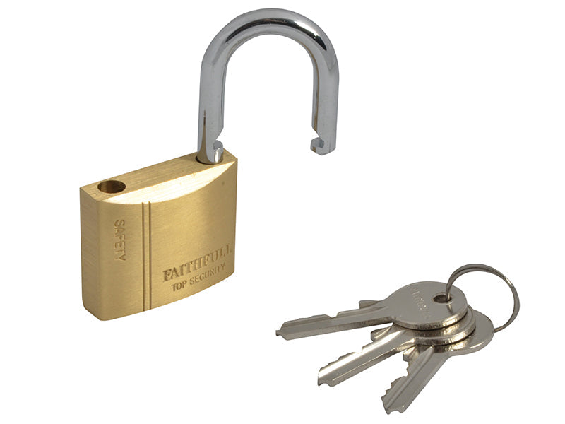 Faithfull Brass Combination Padlock