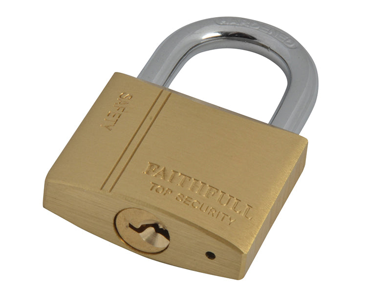 Faithfull Brass Combination Padlock