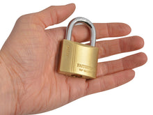 Load image into Gallery viewer, Faithfull Brass Combination Padlock