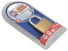 Load image into Gallery viewer, Faithfull Brass Combination Padlock