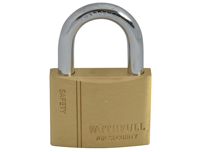 Faithfull Brass Combination Padlock