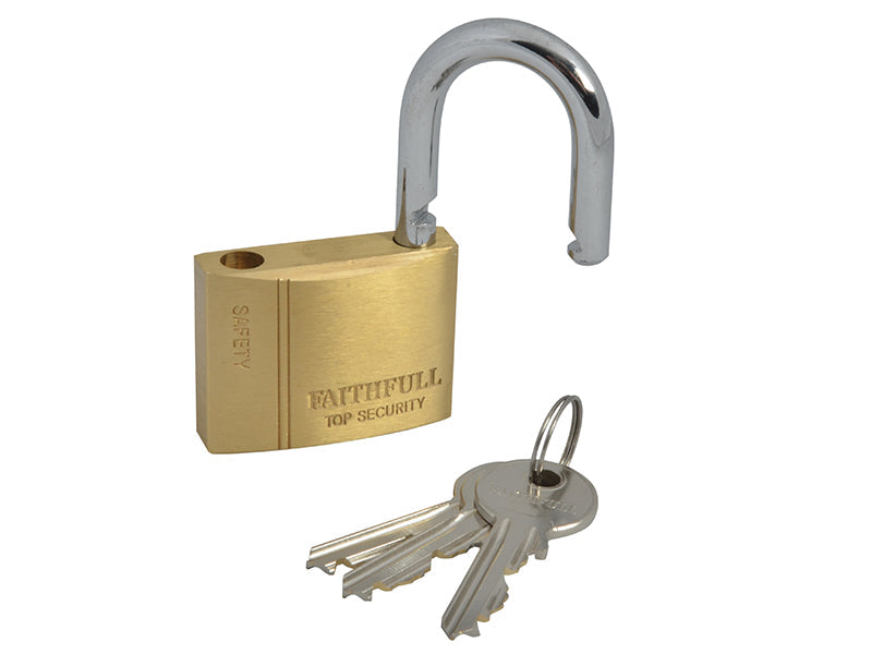 Faithfull Brass Combination Padlock