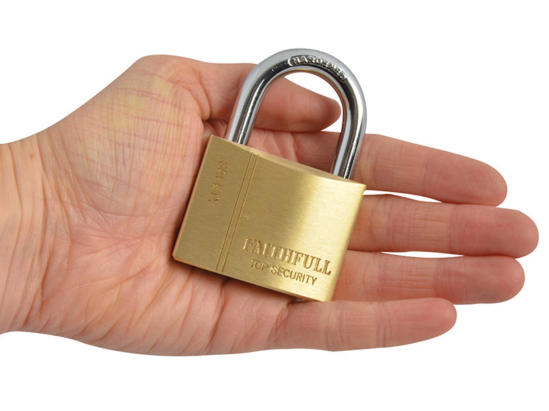 Faithfull Brass Combination Padlock