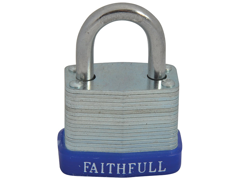 Faithfull Laminated Steel Padlock