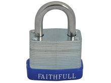 Load image into Gallery viewer, Faithfull Laminated Steel Padlock