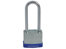 Load image into Gallery viewer, Faithfull Laminated Steel Padlock