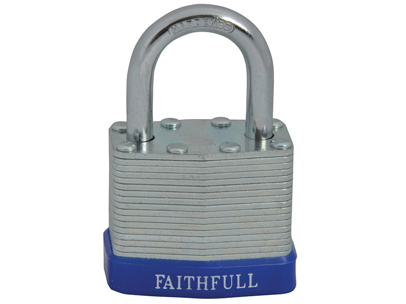 Faithfull Laminated Steel Padlock