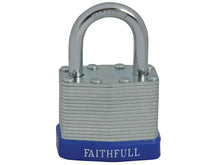 Load image into Gallery viewer, Faithfull Laminated Steel Padlock