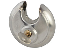 Load image into Gallery viewer, Faithfull Stainless Steel Discus Padlock 70mm