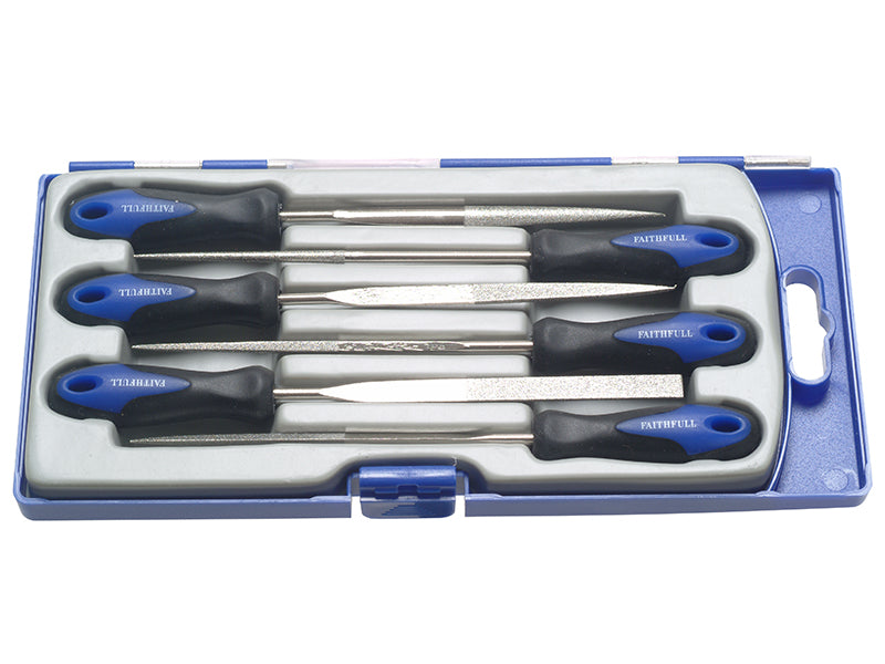 Faithfull Diamond Needle File Set 6 Piece