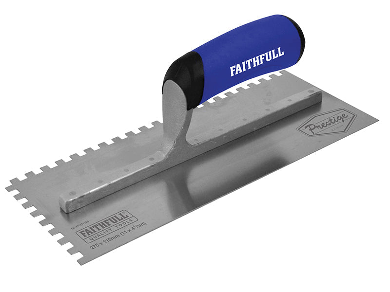 Faithfull Prestige Notched Trowel