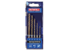 Load image into Gallery viewer, Faithfull HSSE M35 Cobalt Quick-Change Impact Drill Bit Set, 5 Piece