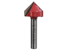 Load image into Gallery viewer, Faithfull Router Bit TCT V-Groove 13.0mm x 19.1mm 1/4in Shank