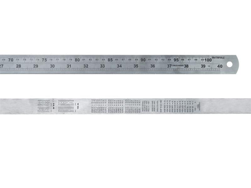 Faithfull Flexible Stainless Steel Rules