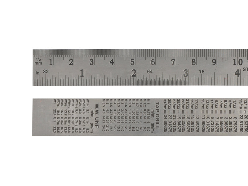 Faithfull Flexible Stainless Steel Rules