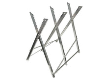 Load image into Gallery viewer, Faithfull Sawhorse Folding Trestle Galvanised