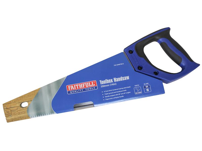 Faithfull Toolbox Hardpoint Handsaw 350mm (14in) 16 TPI