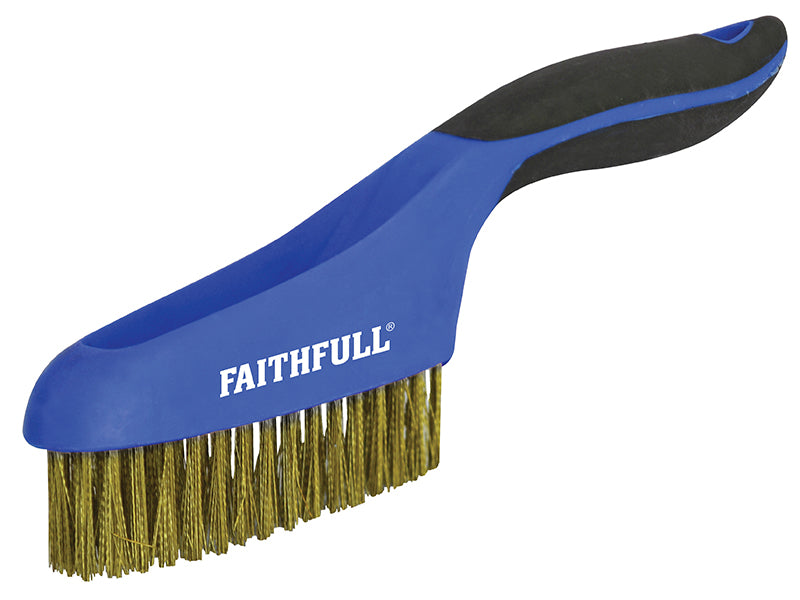 Faithfull Soft Grip Scratch Brush