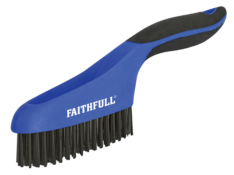 Faithfull Soft Grip Scratch Brush