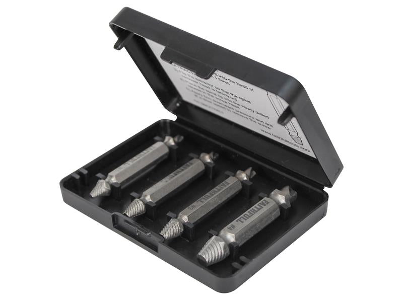 Faithfull Screw Extractor Set, 4 Piece