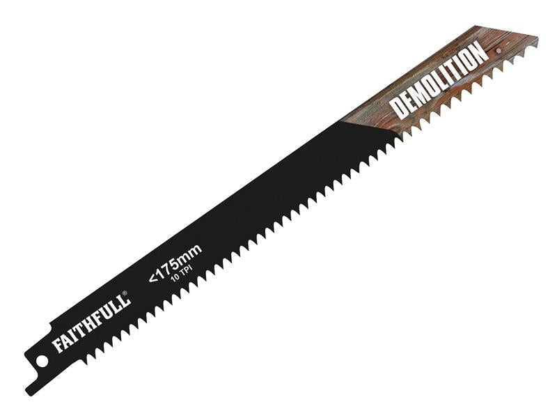 Faithfull Bi-Metal Demolition Sabre Saw Blades