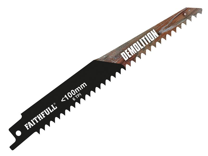 Faithfull HCS Wood Cutting Sabre Saw Blades