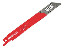 Load image into Gallery viewer, Faithfull HSS Metal Cutting Sabre Saw Blades