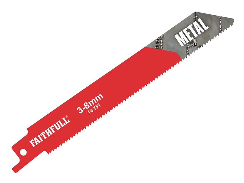 Faithfull BIM Metal Cutting Sabre Saw Blades