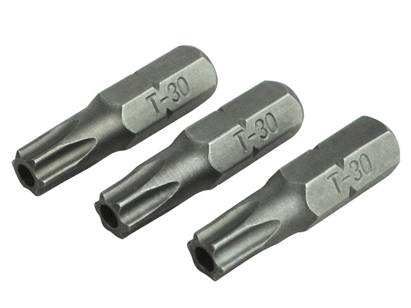 Faithfull Security S2 Grade Steel Screwdriver Bits