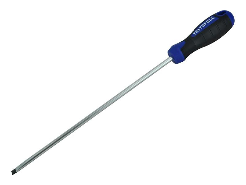 Faithfull Soft Grip Screwdriver, Parallel Slotted