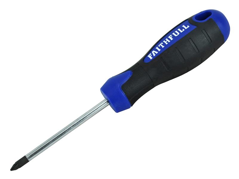 Faithfull Soft Grip Screwdriver, Pozidriv