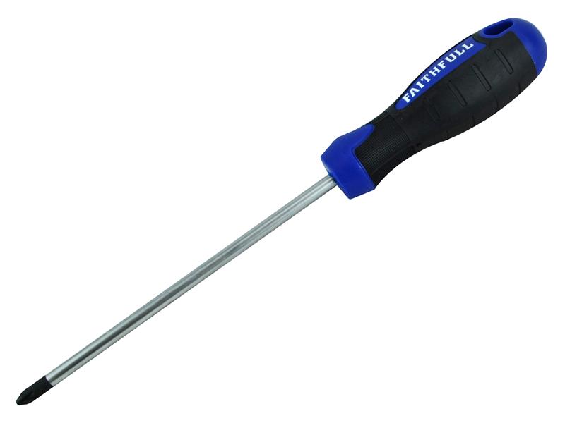 Faithfull Soft Grip Screwdriver, Pozidriv