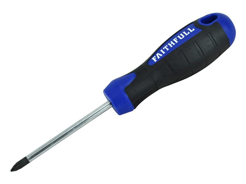 Faithfull Soft Grip Screwdriver, Pozidriv