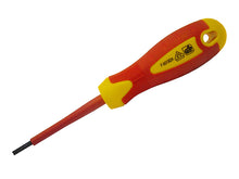 Load image into Gallery viewer, Faithfull Slotted Soft Grip VDE Screwdrivers