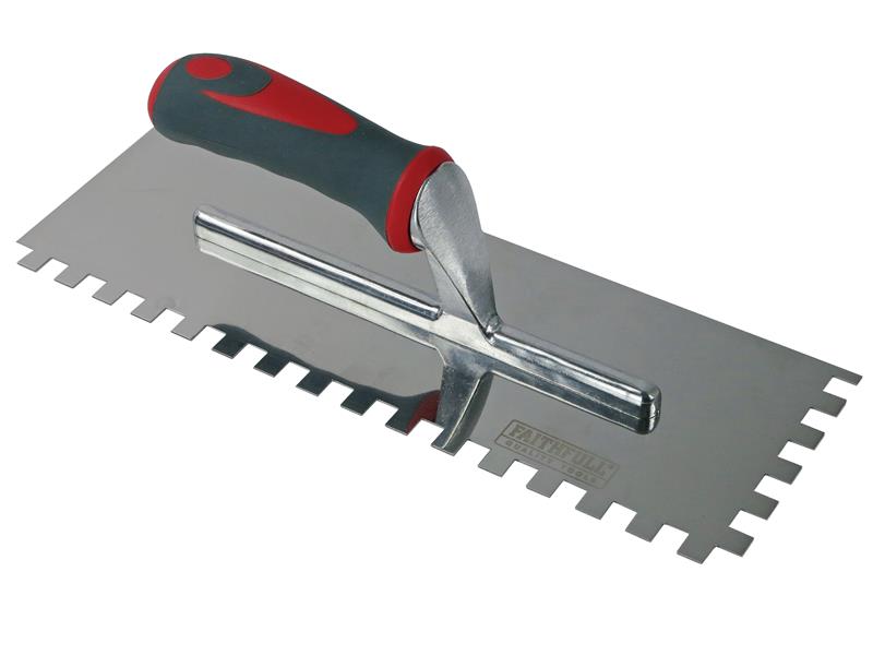 Faithfull Notched Trowel Serrated Edge