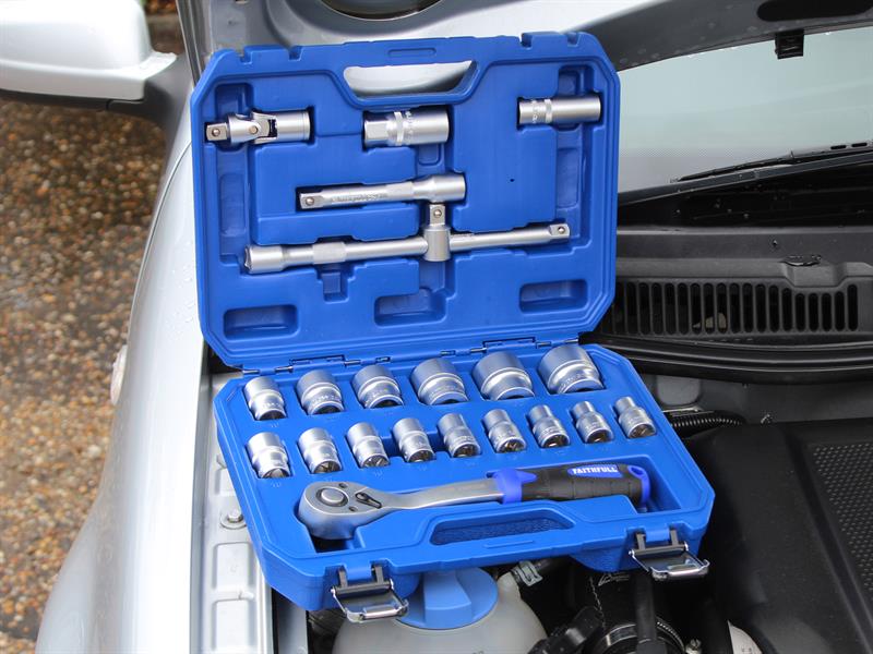 Faithfull 1/2in Drive Socket Set, 22 Piece