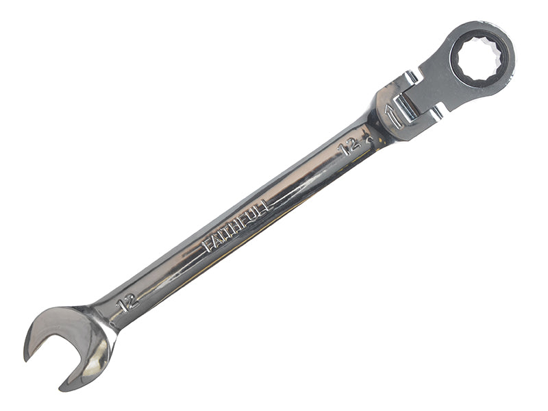 Faithfull Flex Head Ratchet Combination Spanner