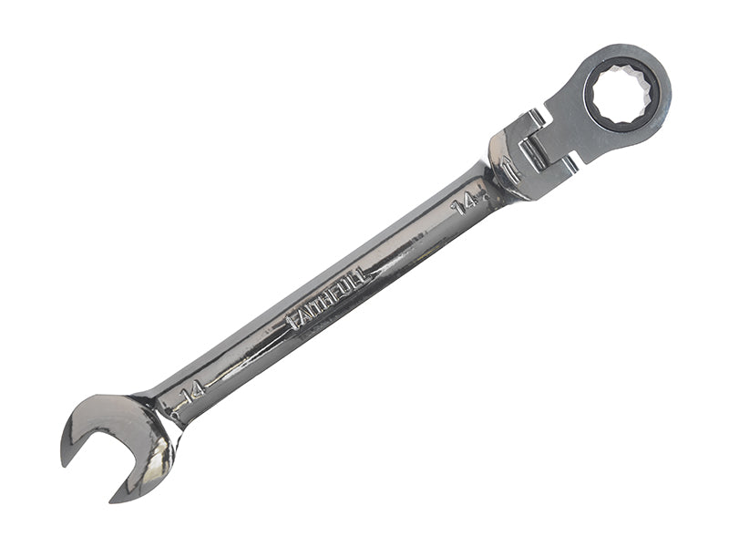 Faithfull Flex Head Ratchet Combination Spanner