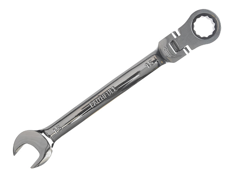 Faithfull Flex Head Ratchet Combination Spanner