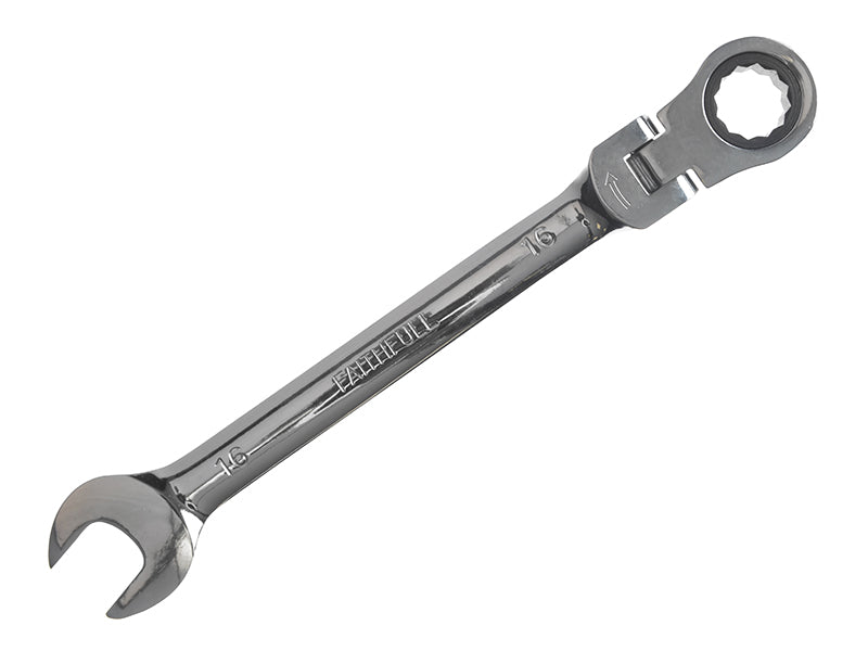 Faithfull Flex Head Ratchet Combination Spanner