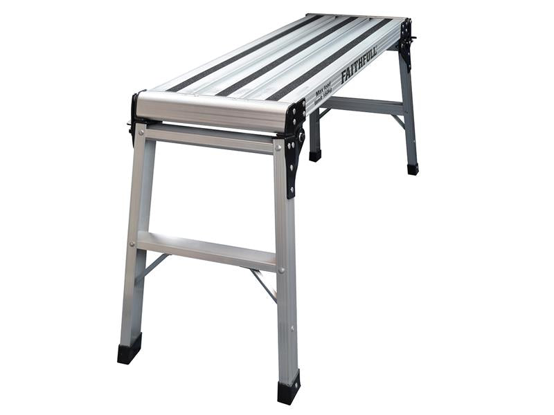 Faithfull Fold Away Step Up Aluminium L100 x H52 x W30cm