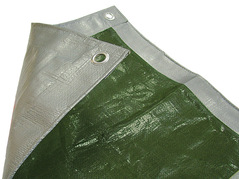 Faithfull Tarpaulin Green/Silver