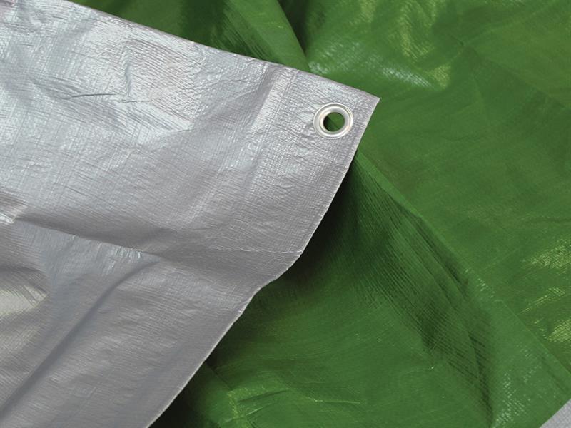 Faithfull Tarpaulin Green/Silver