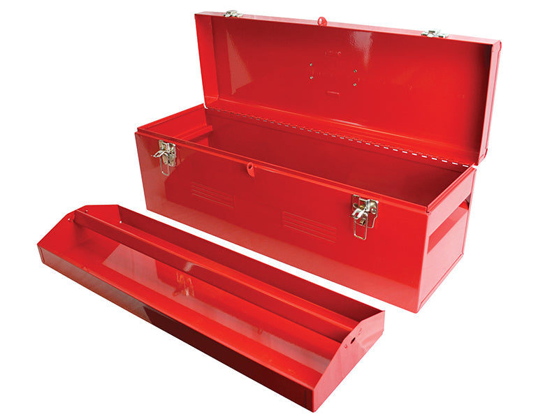 Faithfull Metal Heavy-Duty Toolbox & Tote Tray 26in