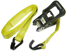 Load image into Gallery viewer, Faithfull Ratchet Tie-Downs J-Hook 5m x 32mm Breaking Strain 1320kg/daN 2 Piece