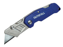 Load image into Gallery viewer, Faithfull Lock Back Utility Knife