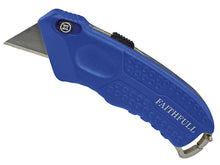 Load image into Gallery viewer, Faithfull Turbo Auto Feed Retractable Knife