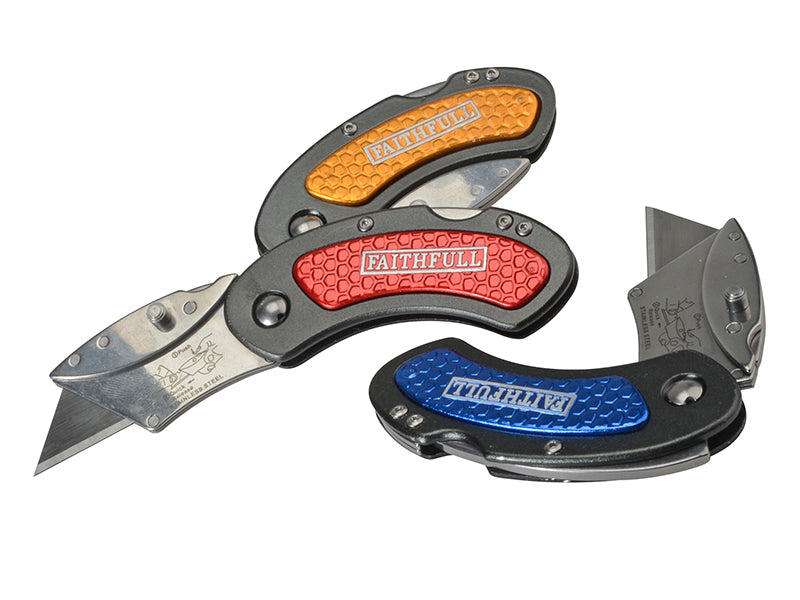 Faithfull Utility Folding Knife with Blade Lock