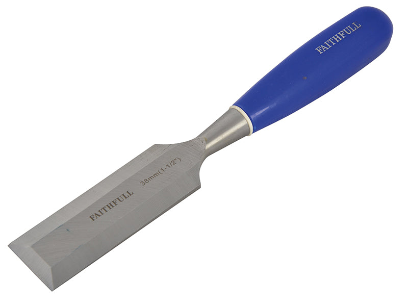 Faithfull Bevel Edge Chisel Blue Grip